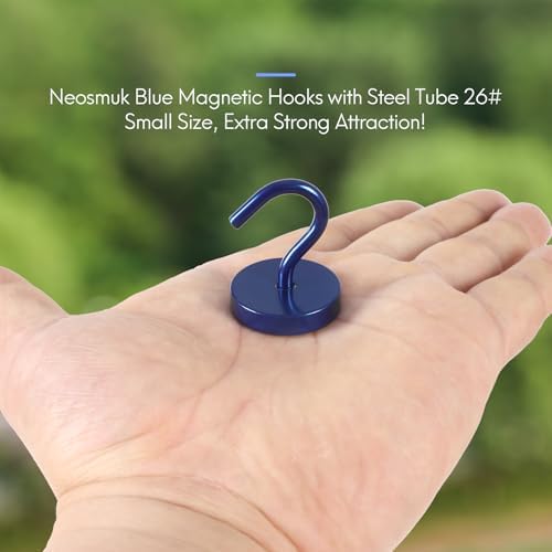 Neosmuk Magnetic Hooks Large Opening, 80lb+ Cruise Hooks, 6 Pack - Image 2