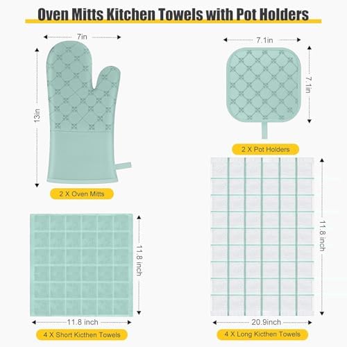 Oven Mitts Kitchen Towels Dishcloths - Image 2