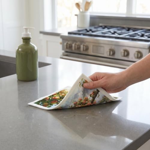 Printed Kitchen Cleaning Cloth Roll, Thick Absorbent Hand-Tear Lazy Cloth - Image 5