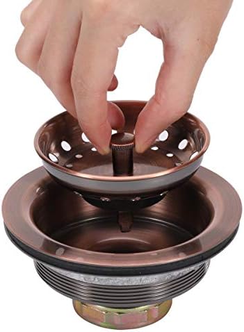 KONE 3-1/2 Inch Kitchen Sink Drain AC Assembly - Image 6