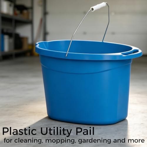 12-Quart Plastic Cleaning Bucket - Image 2