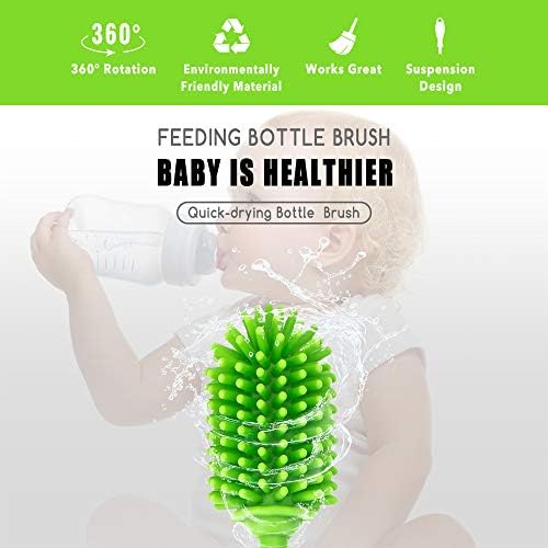 Silicone Bottle Brush with Long Handle, 12.5" Water Bottle Cleaner - Image 6