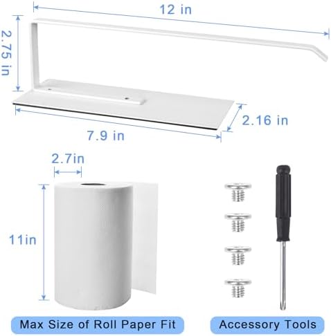 Paper Towel Holder Magnetic, Magnetic Paper Towel Holder - Image 2