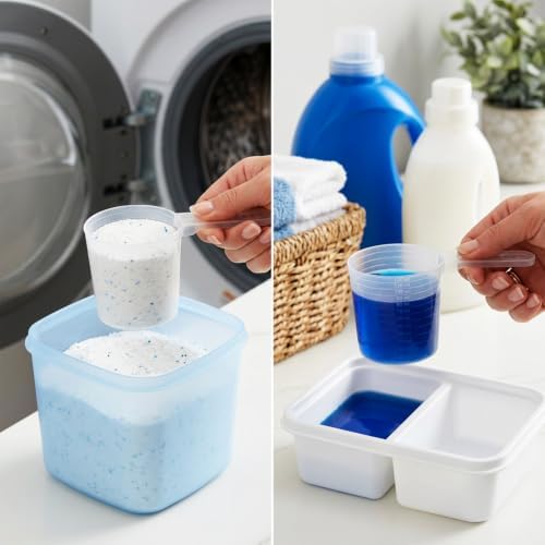 2Pcs Silicone Laundry Detergent Cup, 100ml Laundry Measuring Cup - Image 5