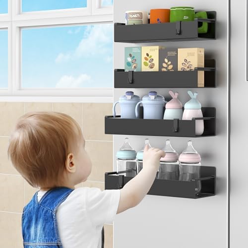 HuggieGems 8 Pack Magnetic Spice Rack Organizer - Image 7