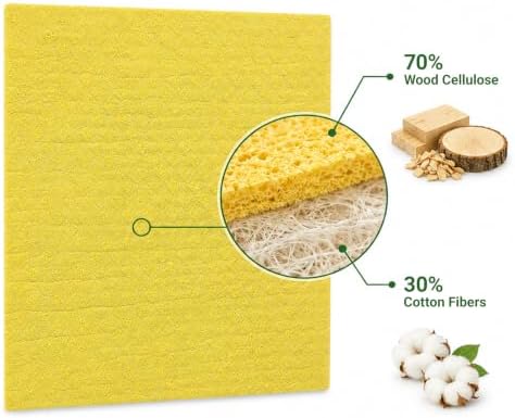 Swedish Dish Cloths for Kitchen, Ultra Absorbent Reusable Cleaning Cloths - Image 7