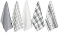 DII Basic Kitchen Large Cotton Dishtowel Set of 5 by DII