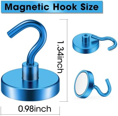 VNDUEEY Cruise Must Haves, 80 Lbs Magnetic Hooks, Cruise Magnets - Image 4