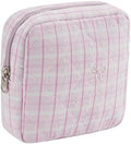 RSRSLEII Mini Quilted Striped Makeup Pouch by RSRSLEII