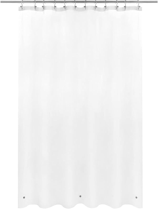 Barossa Design Frosted Shower Curtain Liner Waterproof PEVA by BarossaDesign