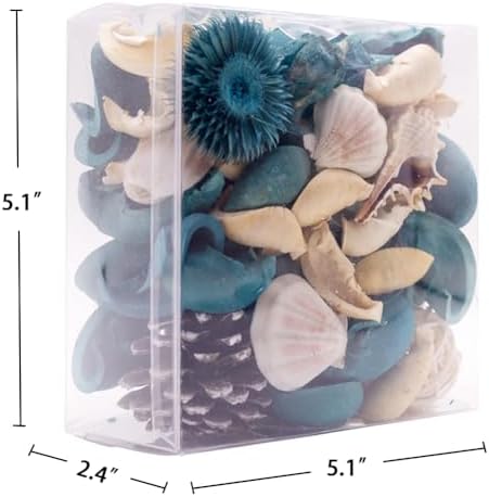 DOMESTAR Sea Shell Potpourri Bag, Ocean Breeze Scented Dried Flower - Image 2