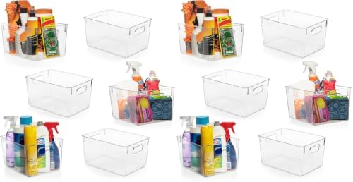ClearSpace Clear Plastic Storage Bins – Pantry Organizers & Storage Containers by ClearSpace