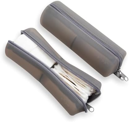 Cotton Round Swab Travel Case, 2-in-1 Beauty Organizer - Image 2