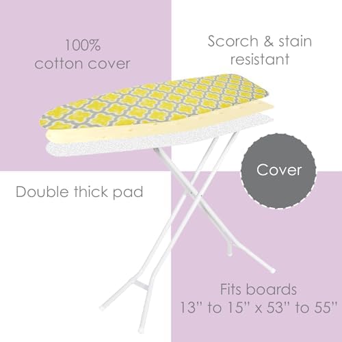 Ironing Board Cover and Pad, 100% Cotton - Image 3