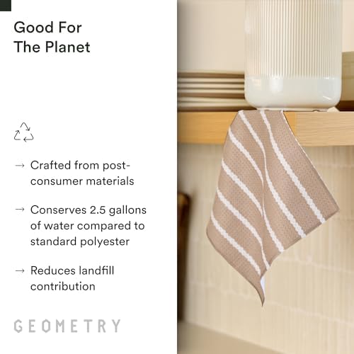 GEOMETRY Dishcloth – Evergreen Collection – Quick-Dry, Ultra-Absorbent - Image 3