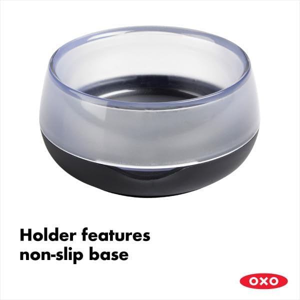 OXO Good Grips Soap Dispensing Palm Brush Storage Set | Dish Scrub and Stand - Image 6