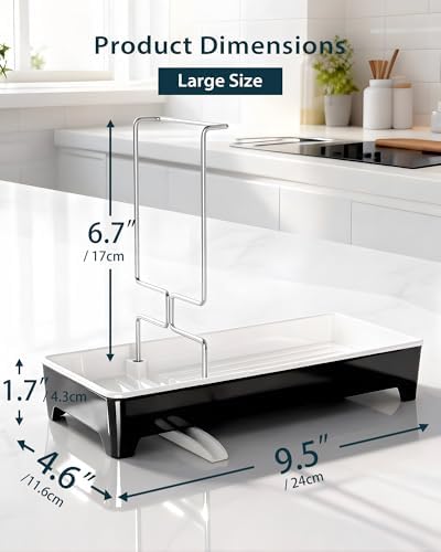 Minimalist Sink Caddy, Rustproof Sponge Holder - Image 3