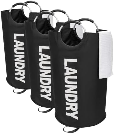 Maxsilan 90L Large Laundry Basket, Freestanding Tall Clothes Hamper, by Maxsilan