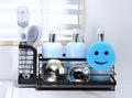 for Scrub Daddy & Mommy Sponge Holder, Kitchen Sink Caddy by AIDILI