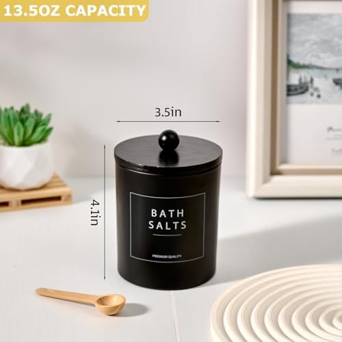 Glass Qtip Holder for Bathroom, Floss Pick Holder - Image 2