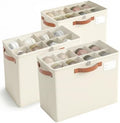 Varhomax Shoe Organizer Box for Closet, Small Foldable Shoe Storage Basket by Varhomax