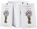 MYARO 12 Pack Lavender Scented Sachets, Closet Deodorizer Car Air Freshener by MYARO