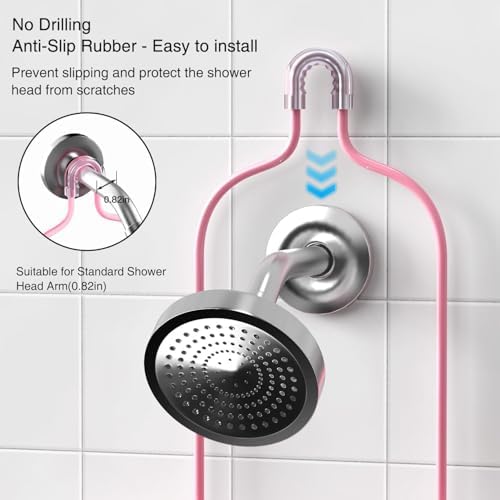 DAOYA Hanging Shower Caddy Over Shower Head, Anti-Swing Shower Organizer - Image 3