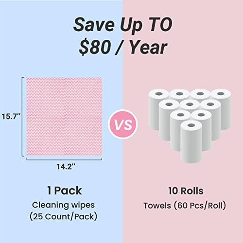 Reusable Cleaning Cloths Dish Paper Towels, Domestic Cleaning Towels - Image 5
