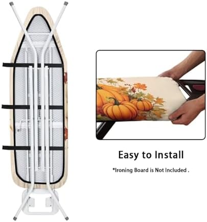 Pumpkin Ironing Board Cover Stain Resistant and Scorch Easy Installation - Image 4