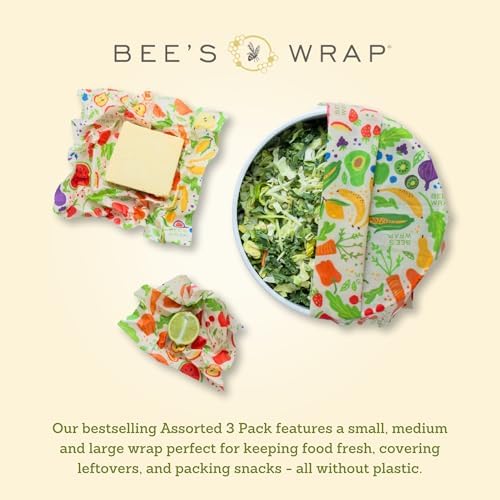 Bee's Wrap Beeswax Food Wraps, 3 Pack Assorted - Image 3