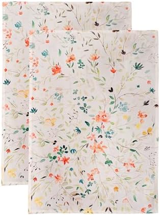 Maison d' Hermine Kitchen Towels Set of 2 Reusable 100% Cotton 27.50" x 20" by MaisondHermine