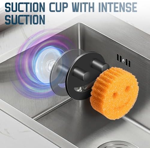 Yoshiky Stainless Steel Smiley Face Sponge Holder, Kitchen Accessories Decor - Image 7