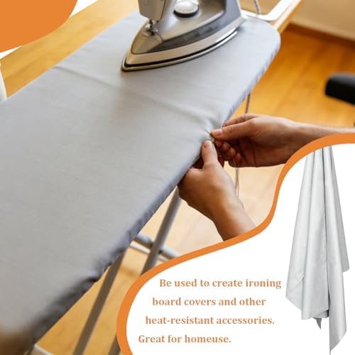 59" x 2 Yards Silver Thermal Heat-Resistant Fabric by The Yard - Image 6