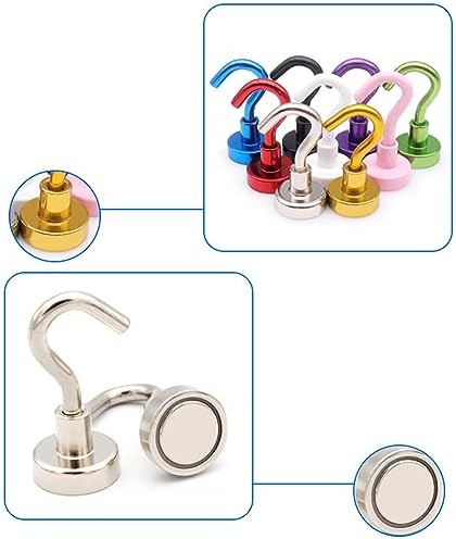 10Pieces Magnetic Utility Hooks Heavy-Duty Magnet-Hooks - Image 7