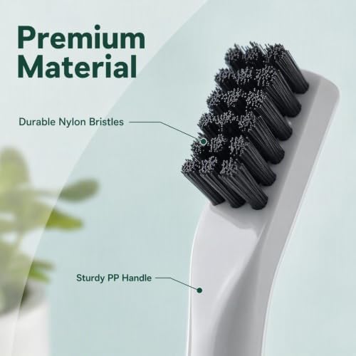 3-Pack Grout & Crevice Cleaning Brush Set, Window Tracks, Kitchen Sink - Image 5