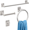 KLJKPA Brushed Nickel Bathroom Accessories Set by KLJKPA