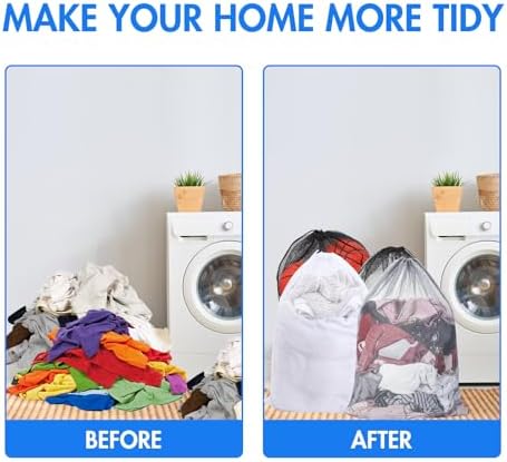 Berlune 30 Pack Large Mesh Laundry Bags - Image 4