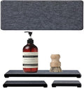3PCS Water Absorbing Soap Dish Sponge Holder, Diatomite Stone Drying Tray Mat by Razborci