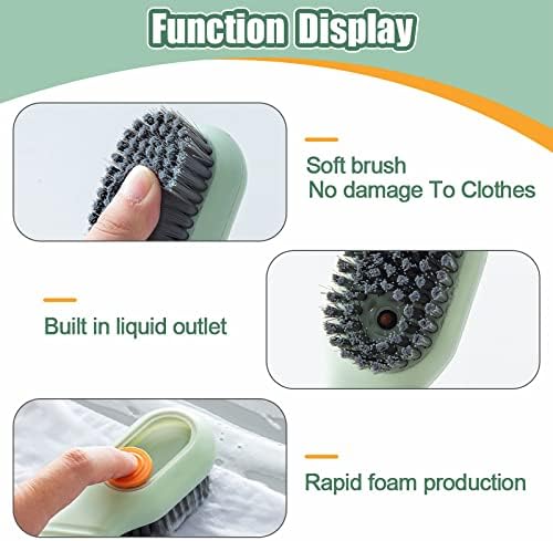 Liquid Adding Soft Fur Cleaning Brush, 2 Brushes + 2 Cleaning Cloths - Image 3