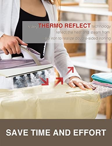 Ironing Board Cover and Pad Extra Thick Natural Cotton - Image 2