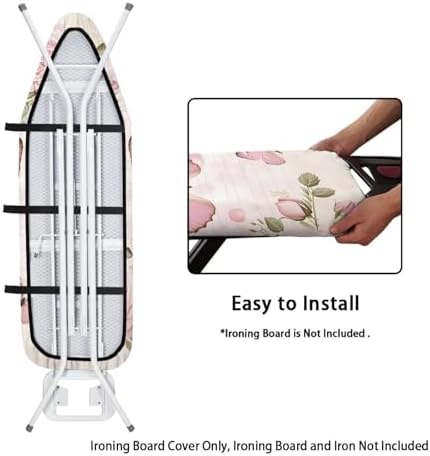 Butterfly Rose Ironing Board Cover, Fits Most Standard Boards, Thick Padding - Image 4
