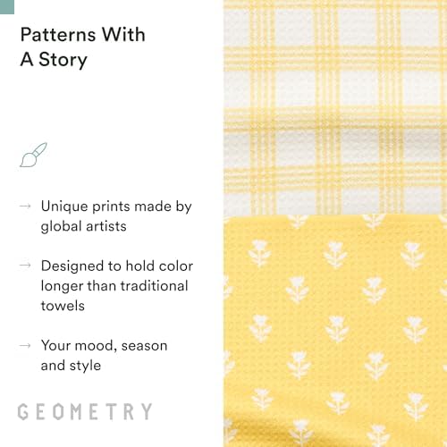 GEOMETRY Tea Towels – Spring & Summer Collection – Quick-Dry, Ultra-Absorbent - Image 5