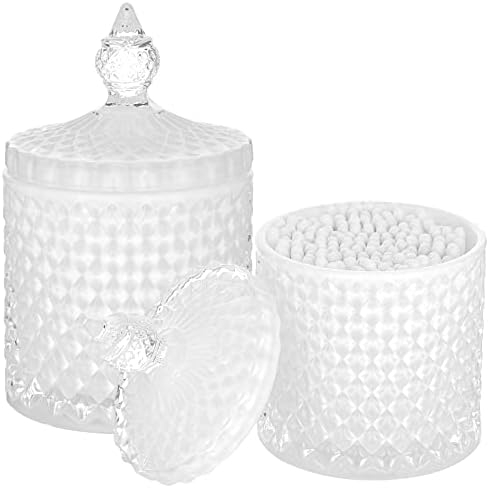 2 Pack Qtip Holder Apothecary Jars by rejomiik
