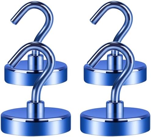 Neosmuk Magnetic Hooks for Cruise Cabins, 85lb Heavy Duty, 4 Pack by Neosmuk