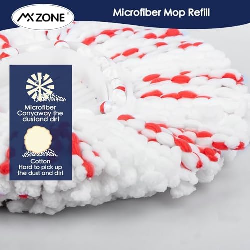 Spin Mop Replacement Heads for O-Cedar EasyWring 1-Tank, Microfiber 2-Pack - Image 6