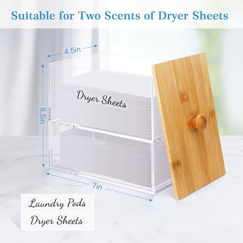 JYPS 1+1 Acrylic Dryer Sheet Holder - Image 2