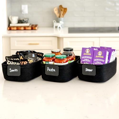 NaturalCozy 11.8"x8"x4.5” Rectangle Storage Baskets - Image 4