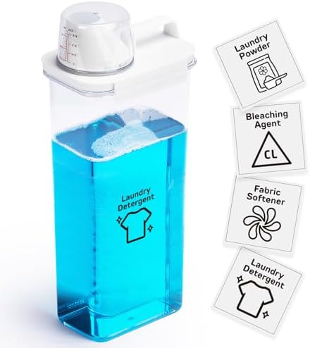 Laundry Detergent Dispenser-1 Pack, Detergent Dispenser by BikkiiHomeGoodsWiseChoice