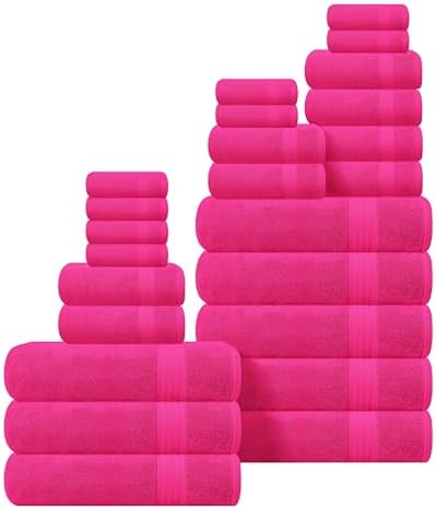 GLAMBURG Ultra Soft 24-Piece Towel Set by GLAMBURG