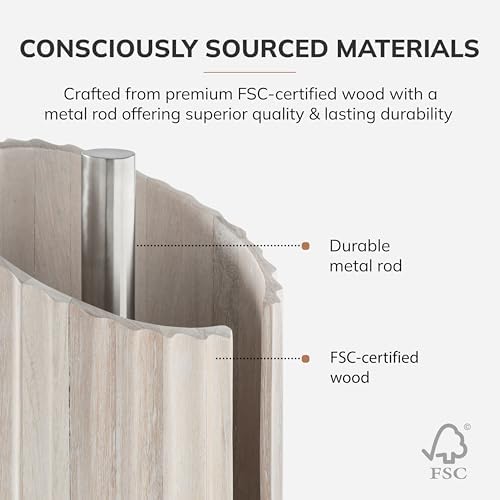 Anji Mountain Wooden Paper Towel Holder - Image 3